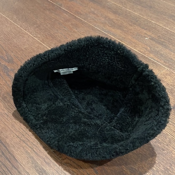 Bloomingdales Lamb Fur Bucket Hat Size Small main image 4